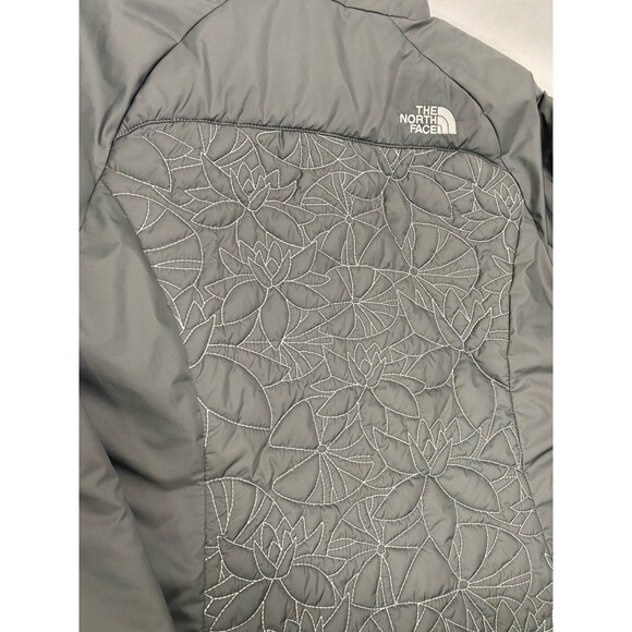 THE NORTH FACE Catawissa Lotus Flower Quilted Insulated Jacket Women XL Gray - Picture 10 of 13